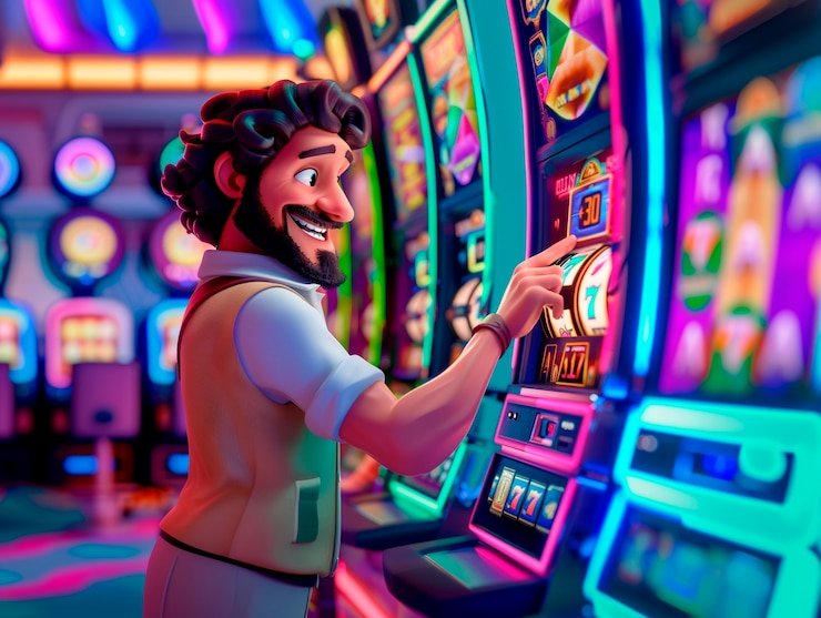 Filipino user reviewing premium casino-style options on a mobile screen